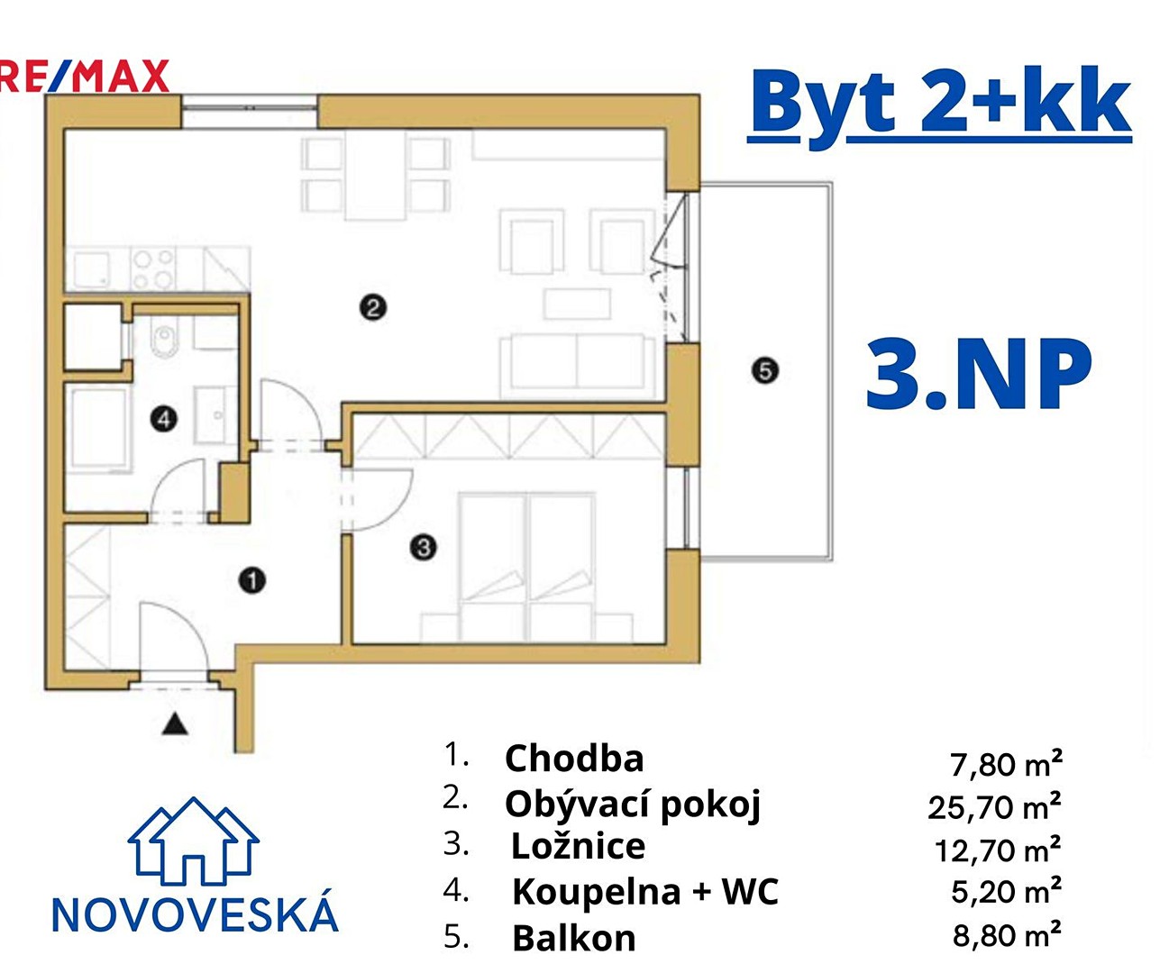 Prodej bytu 2+kk 58 m² (Mezonet), Teplice, okres Teplice