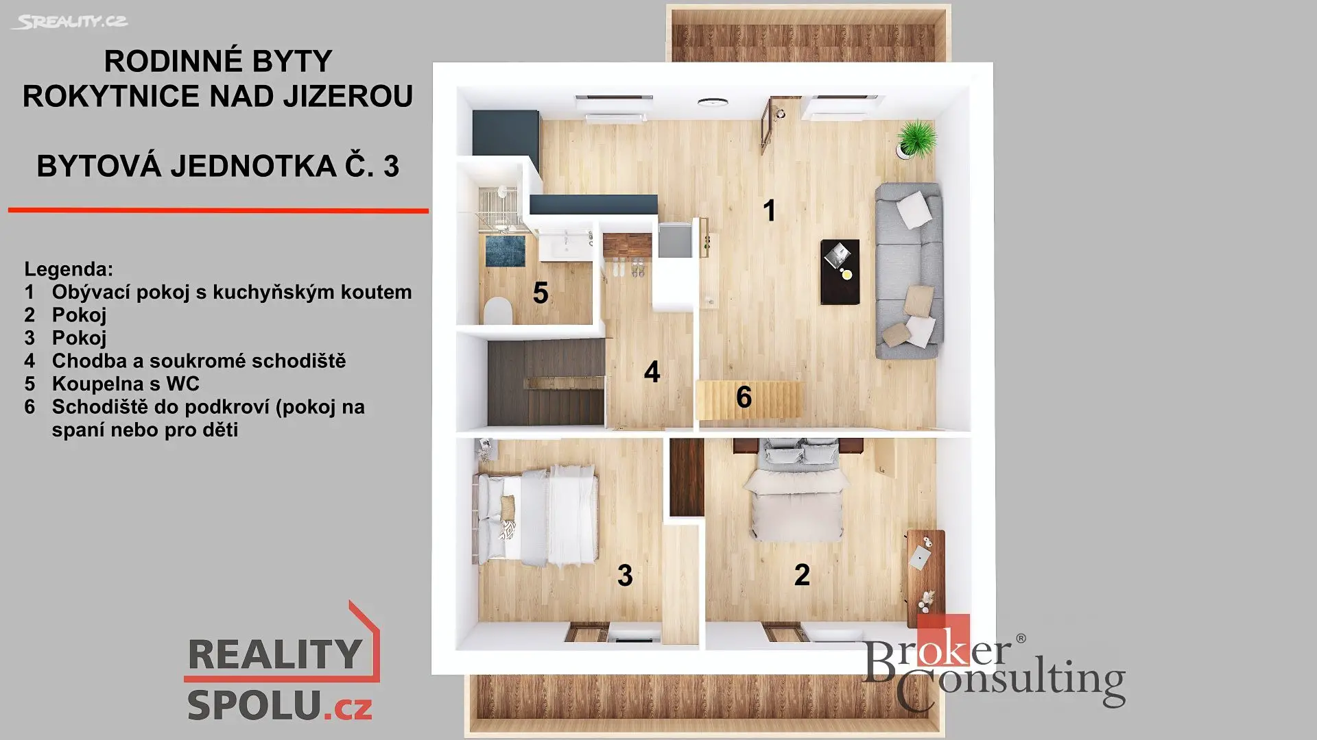 Prodej bytu 4+kk 109 m², Rokytnice nad Jizerou - Horní Rokytnice, okres Semily