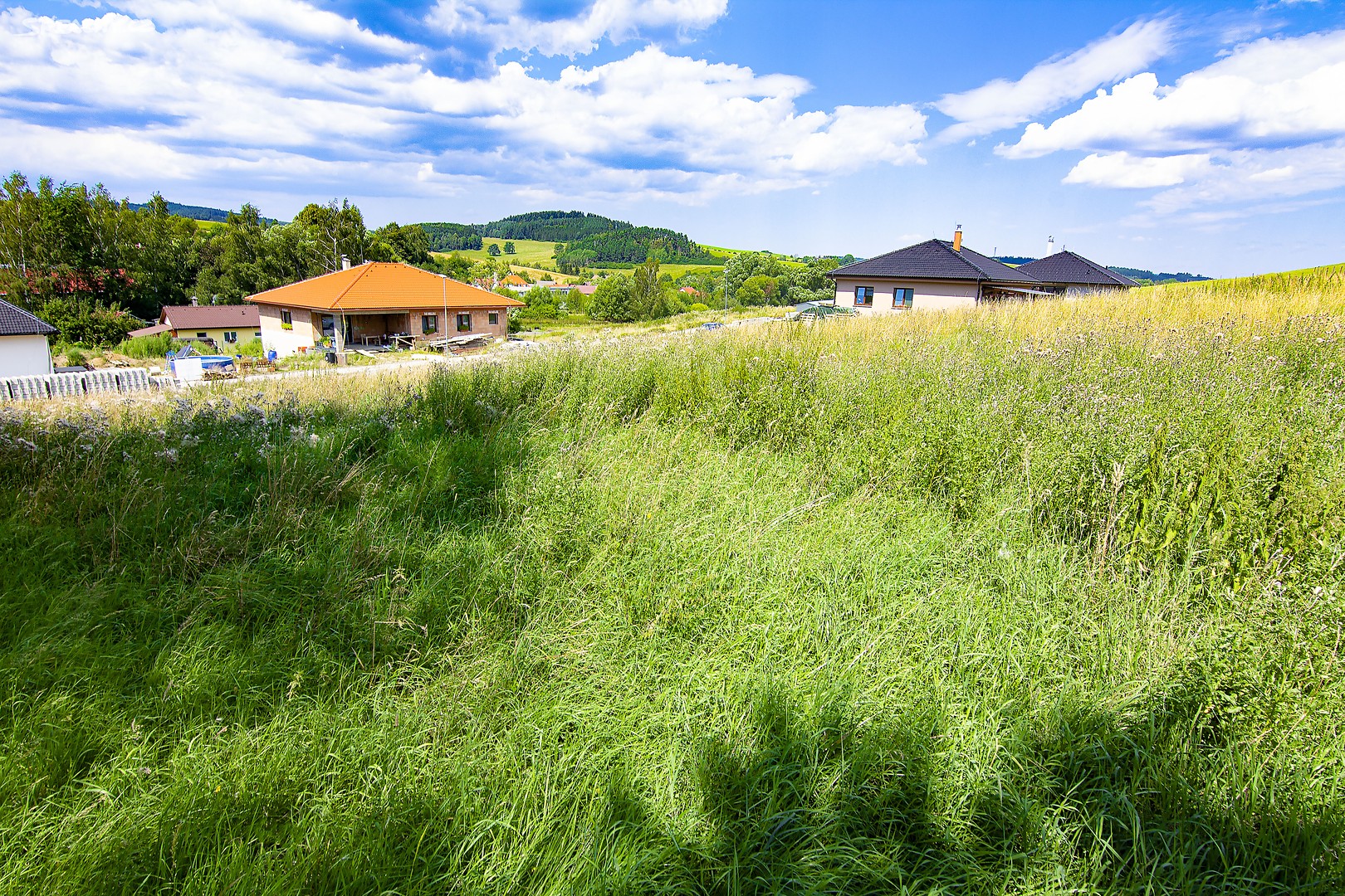 Prodej  stavebního pozemku 1 008 m², Hořice na Šumavě, okres Český Krumlov