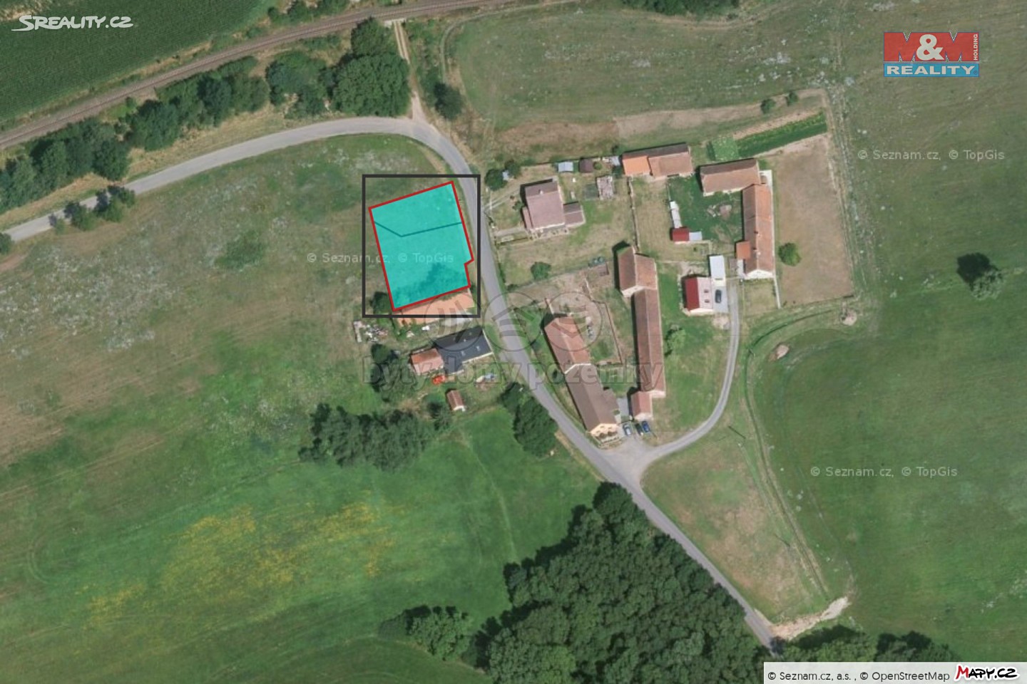 Prodej  stavebního pozemku 1 129 m², Meclov - Mašovice, okres Domažlice