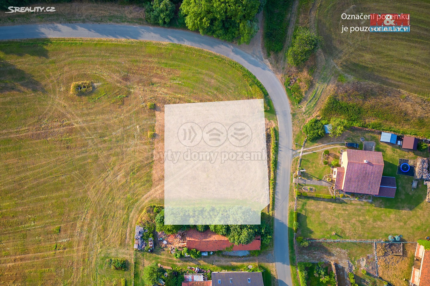 Prodej  stavebního pozemku 1 129 m², Meclov - Mašovice, okres Domažlice