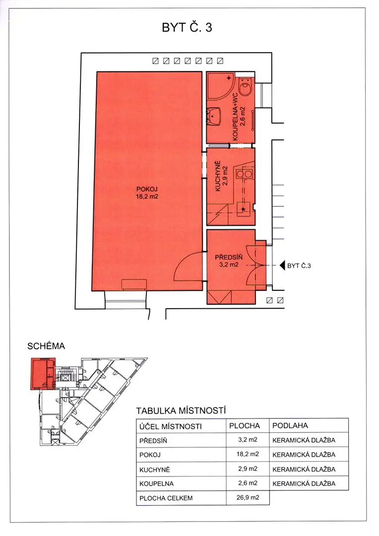 Pronájem bytu 1+kk 27 m², Londýnská, Praha 2 - Vinohrady