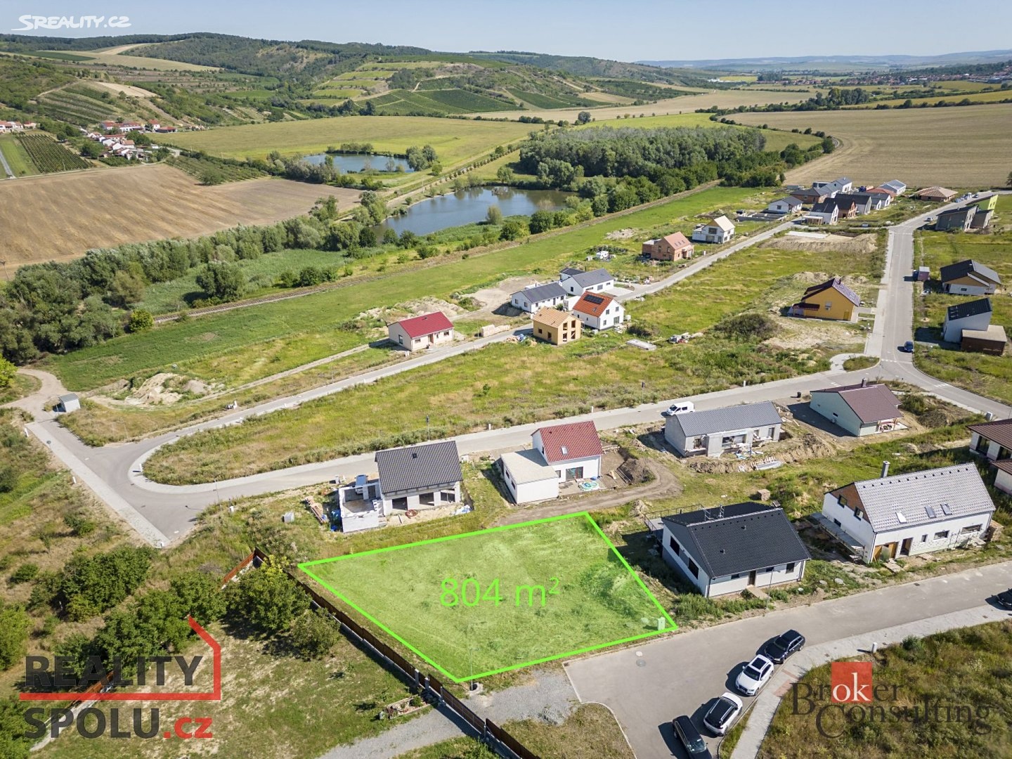 Prodej  pozemku 804 m², Bořetice, okres Břeclav