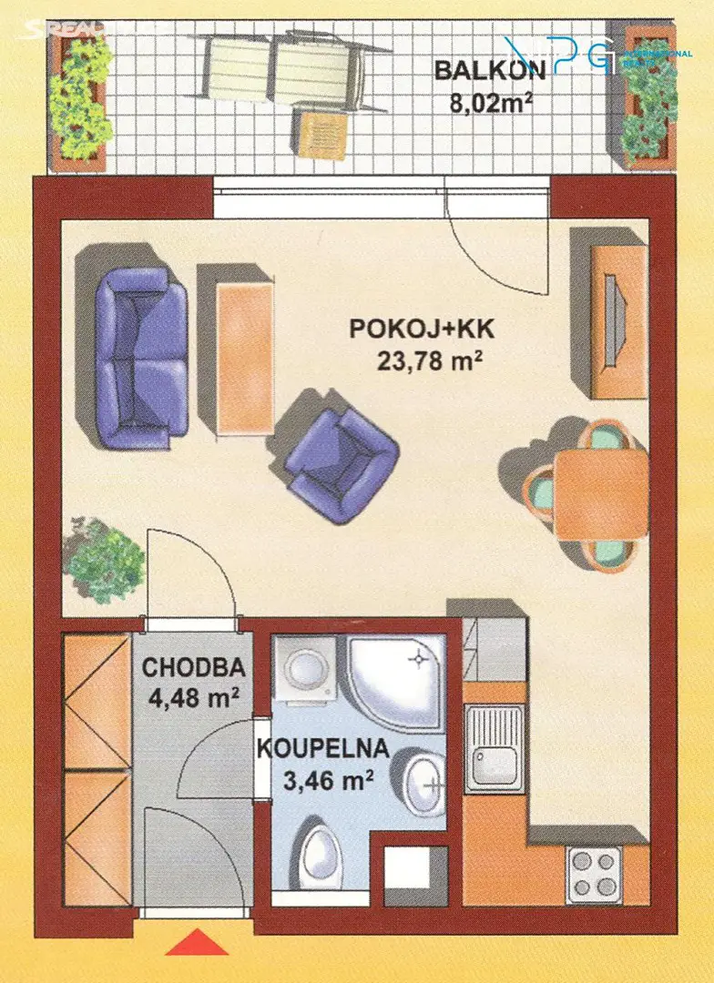 Prodej bytu 1+kk 32 m², Hornoměcholupská, Praha 10 - Horní Měcholupy