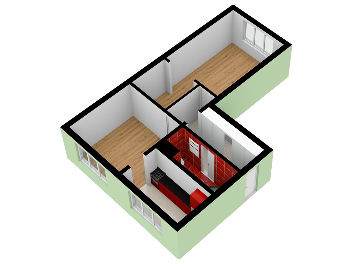 Prodej bytu 2+1 53 m², Renneská třída, Brno - Štýřice