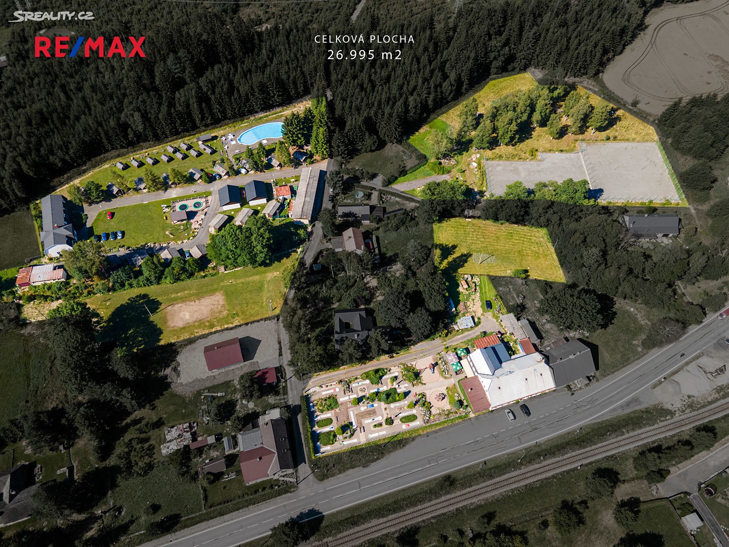 Prodej  chaty 1 500 m², pozemek 26 995 m², Borová, okres Svitavy