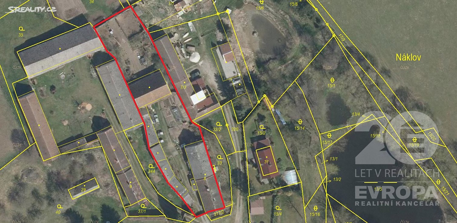 Prodej  vily 109 m², pozemek 4 156 m², Líšťany - Náklov, okres Plzeň-sever