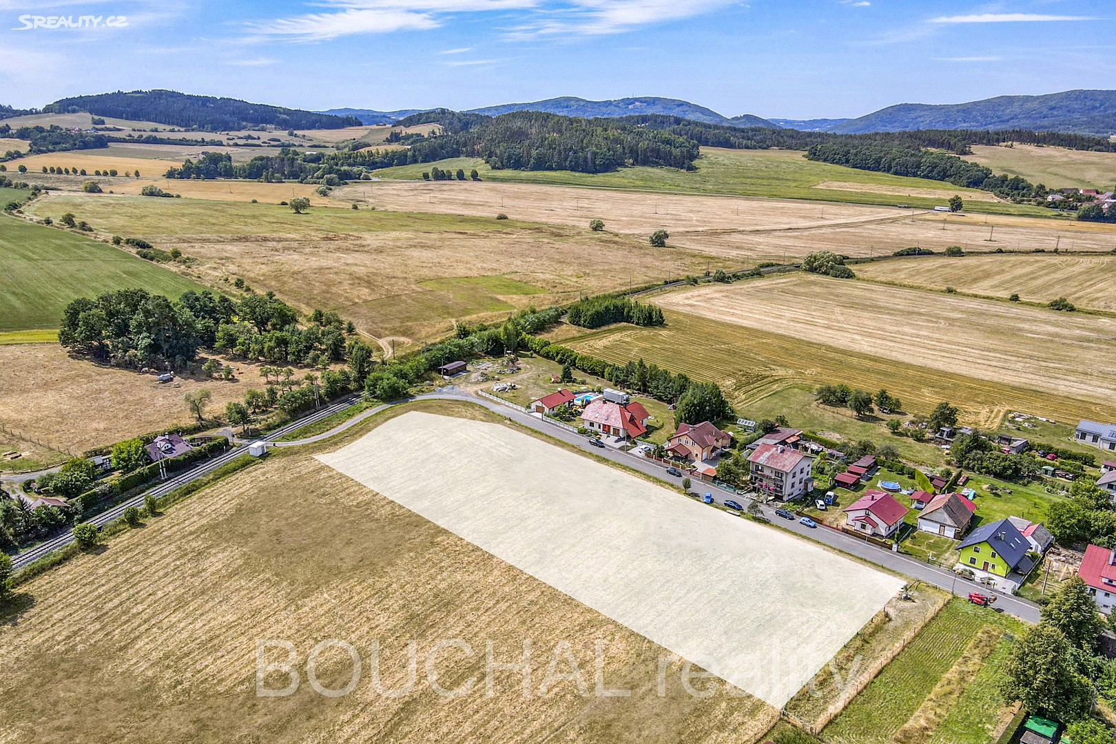 Prodej  stavebního pozemku 800 m², Klatovy - Vícenice, okres Klatovy