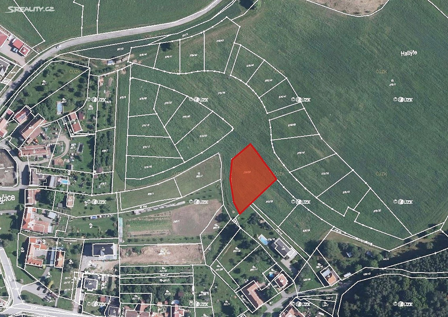 Prodej  stavebního pozemku 1 291 m², Vohančice, okres Brno-venkov