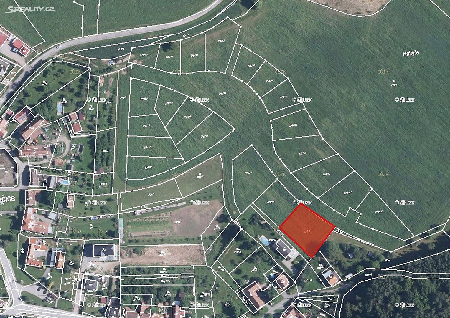 Prodej  stavebního pozemku 1 426 m², Vohančice, okres Brno-venkov
