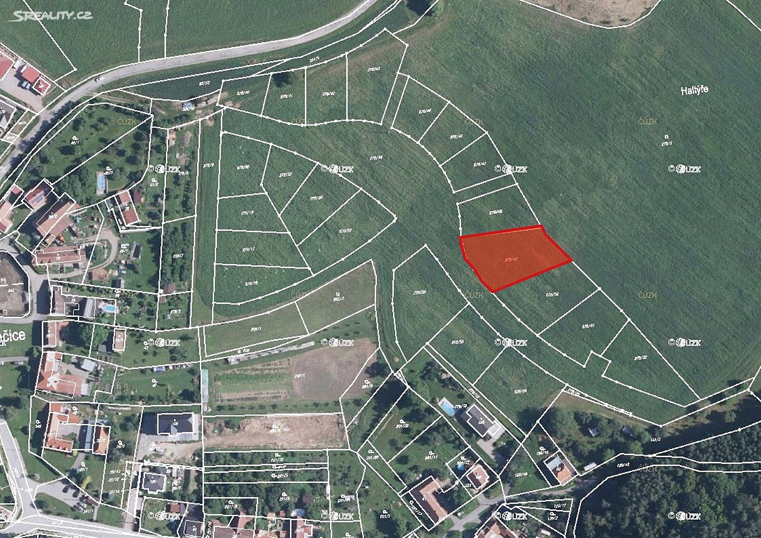 Prodej  stavebního pozemku 1 413 m², Vohančice, okres Brno-venkov