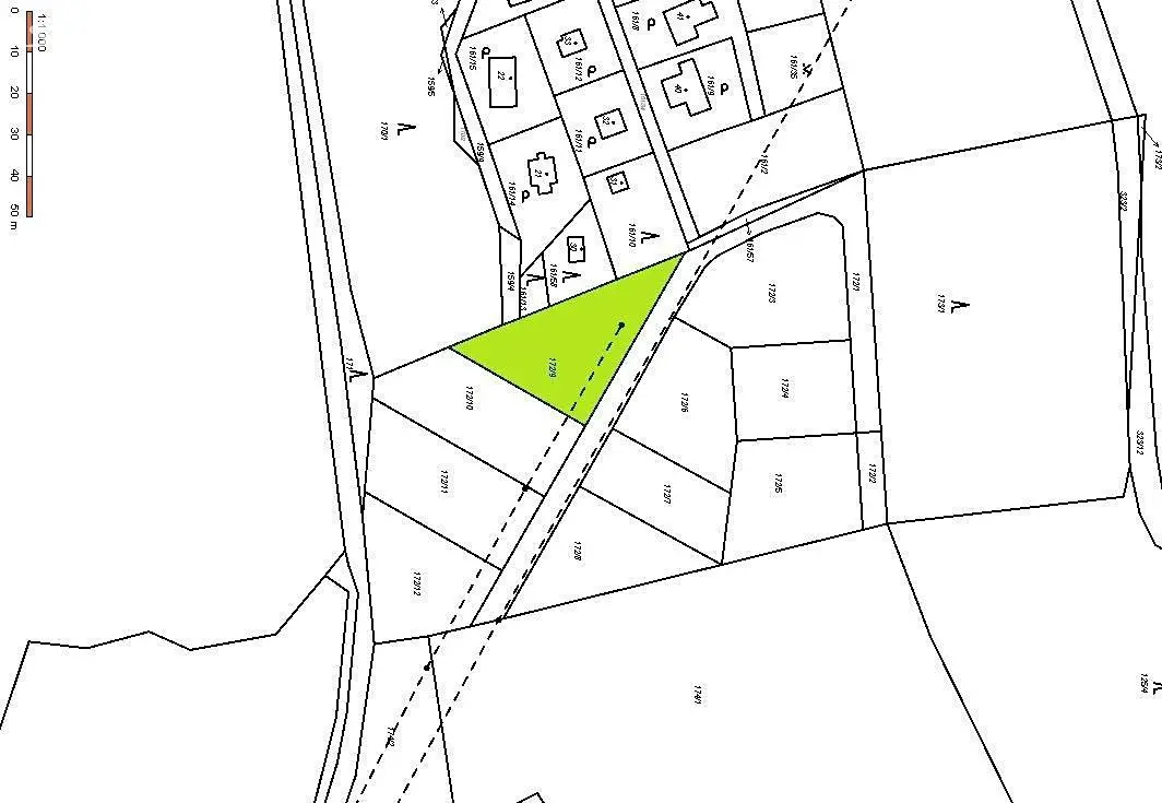 Prodej  stavebního pozemku 905 m², Krásná Hora nad Vltavou, okres Příbram