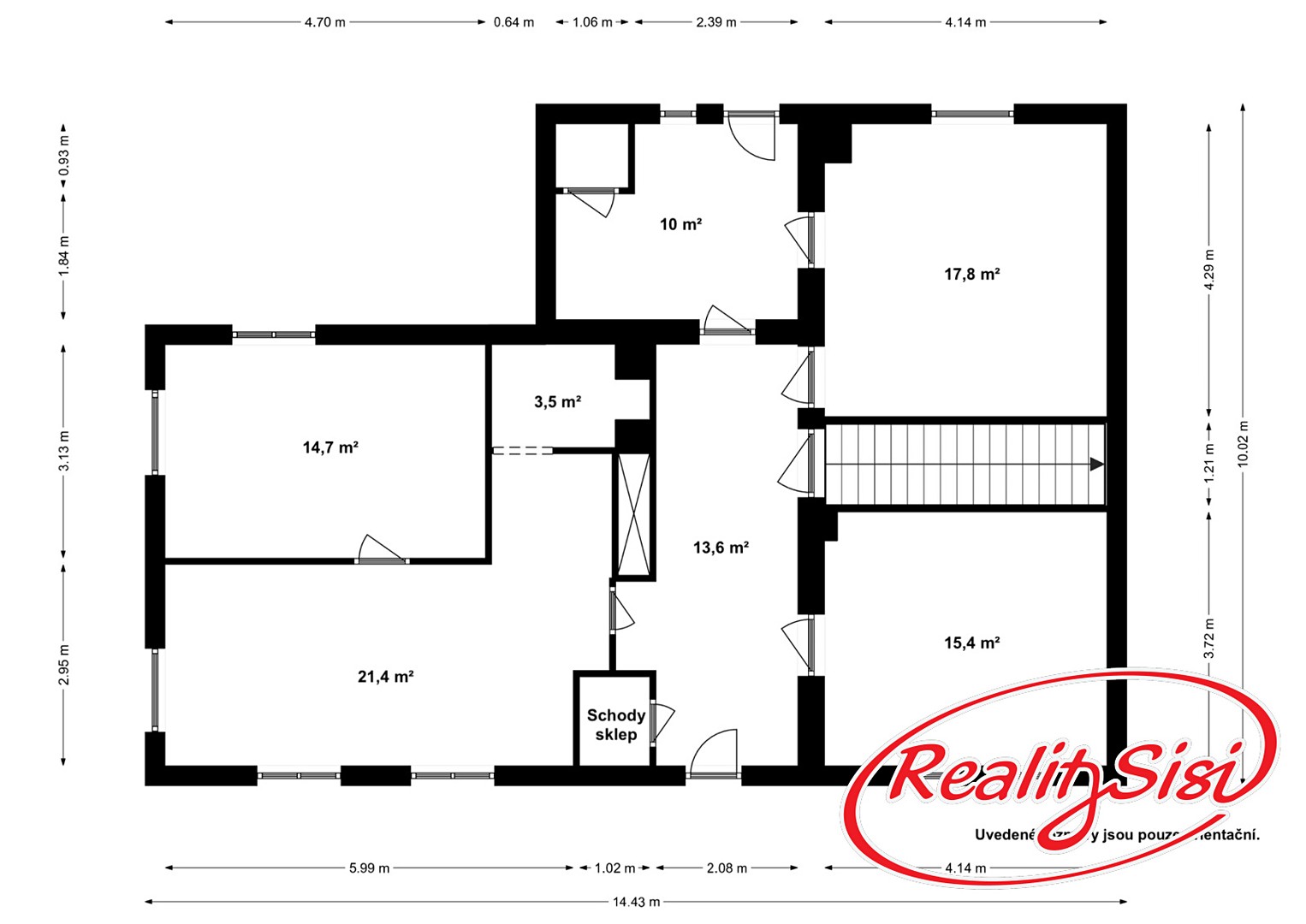 Prodej  rodinného domu 1 680 m², pozemek 1 185 m², Červený Kostelec - Stolín, okres Náchod