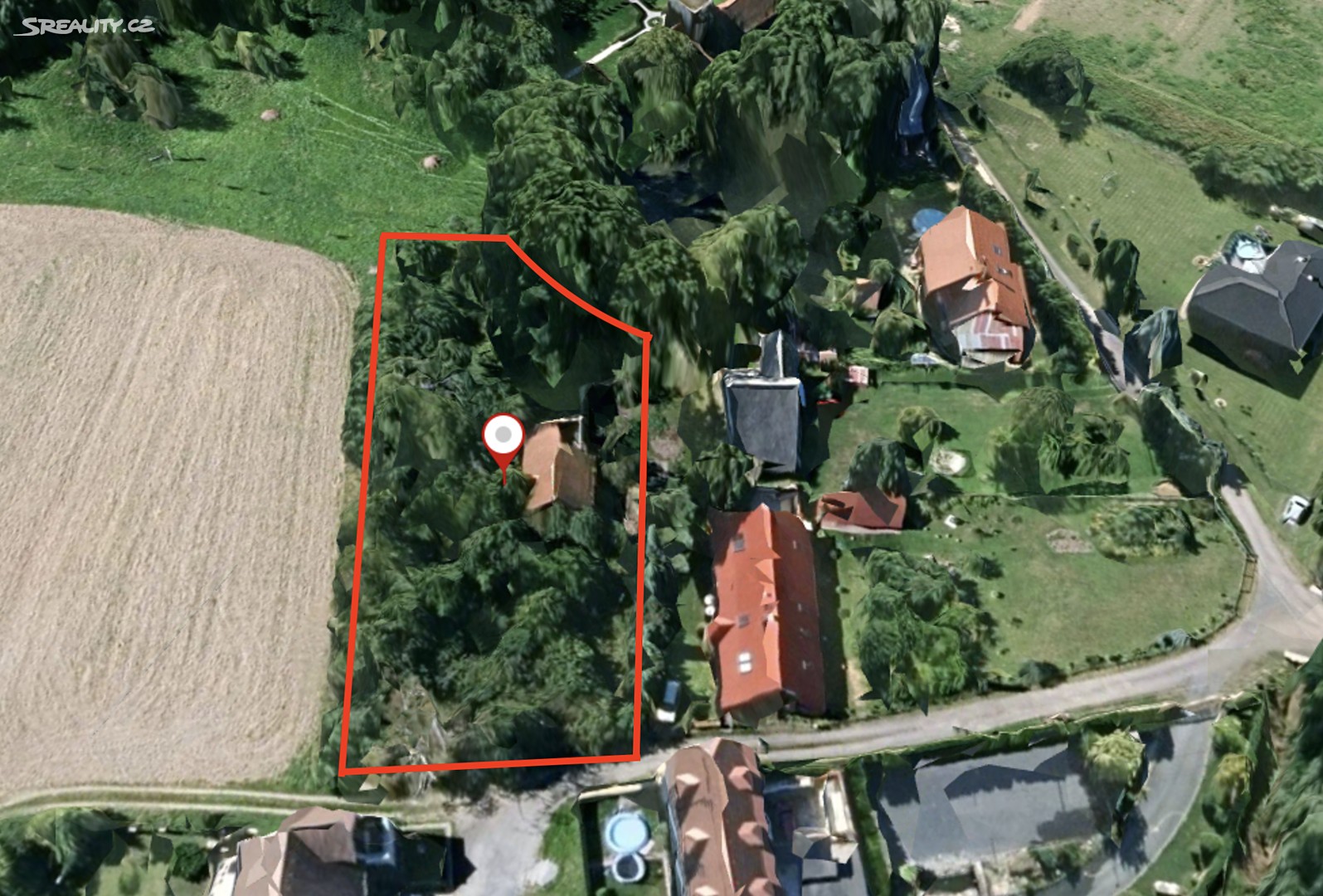 Prodej  stavebního pozemku 1 602 m², Děkov, okres Rakovník