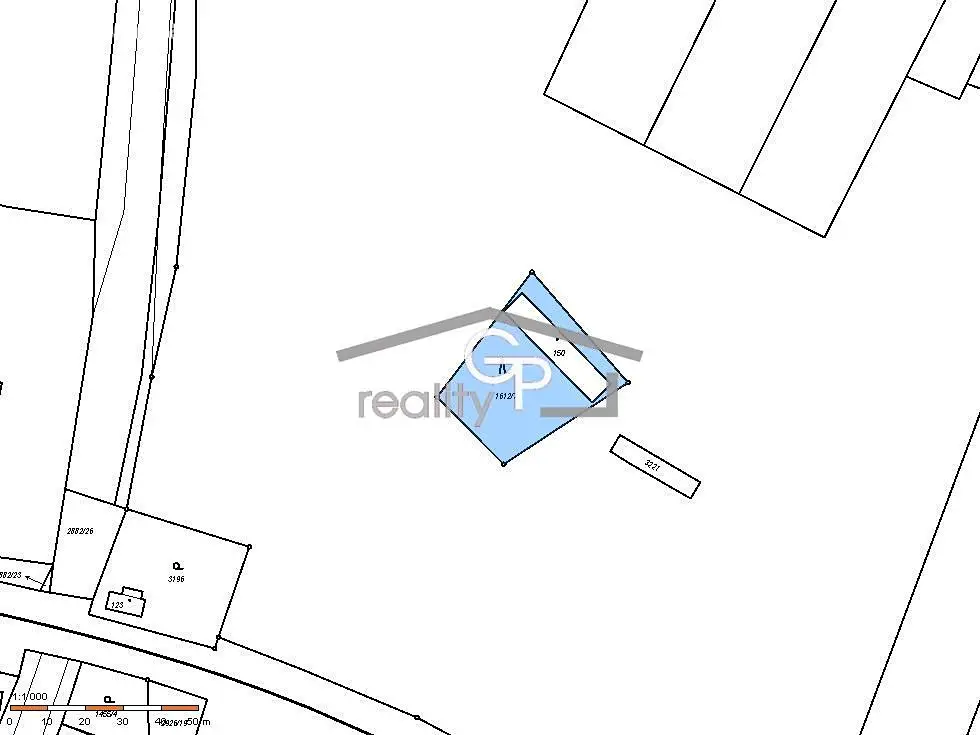 Prodej  stavebního pozemku 1 272 m², Kamenný Újezd, okres České Budějovice
