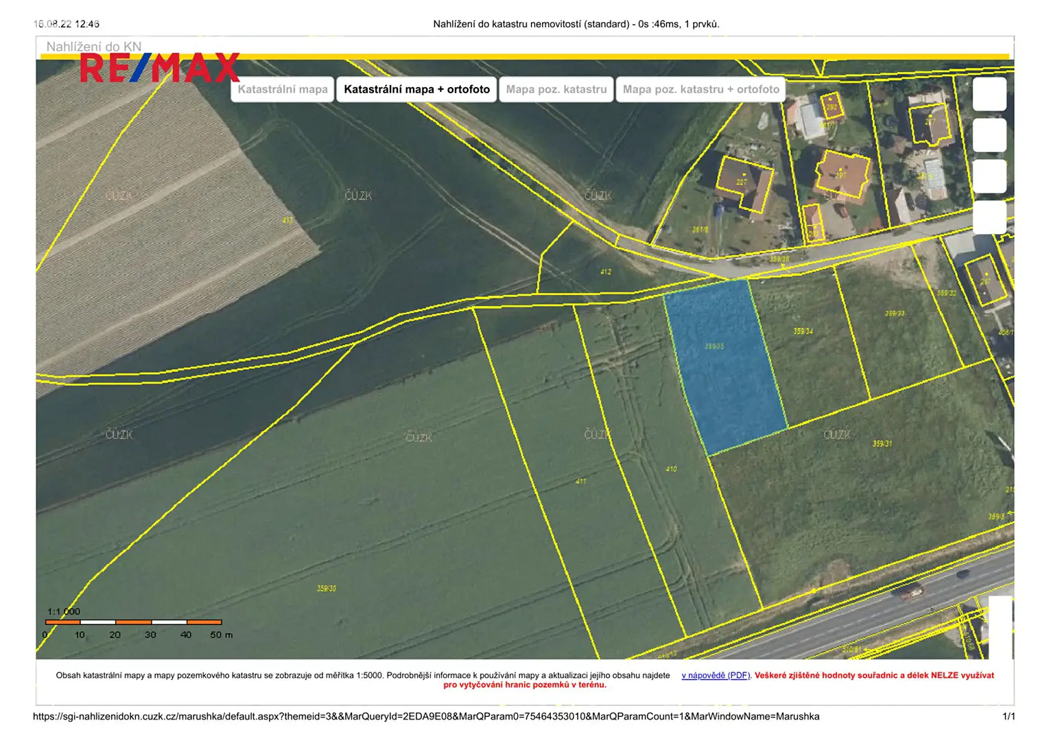 Prodej  stavebního pozemku 1 281 m², Sukorady, okres Mladá Boleslav