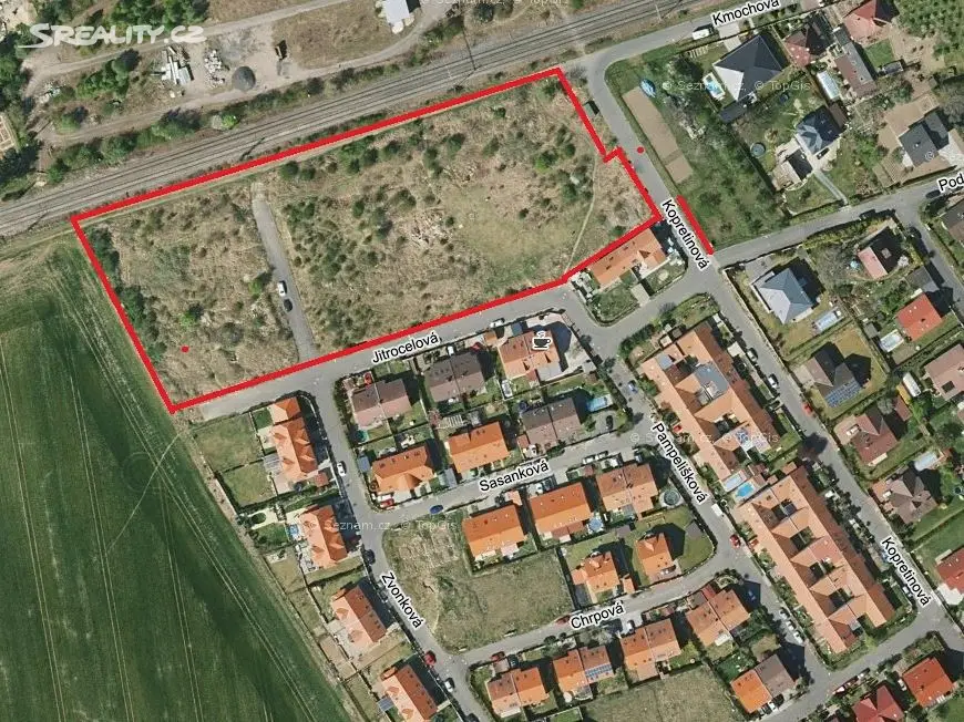 Prodej  stavebního pozemku 10 273 m², Jitrocelová, Zeleneč