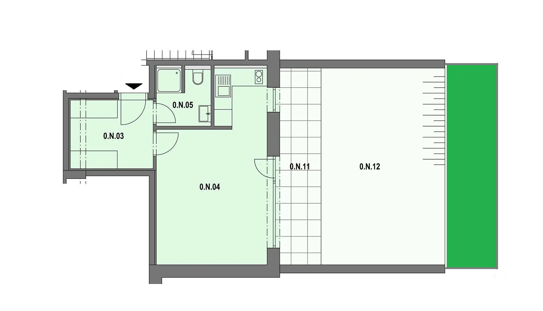 Prodej bytu 1+kk 37 m², Lederova, Roztoky