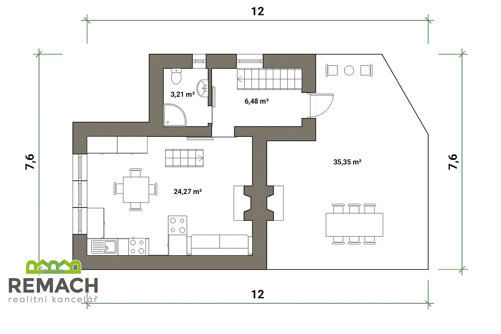 Prodej  chaty 120 m², pozemek 420 m², Buchlovice, okres Uherské Hradiště