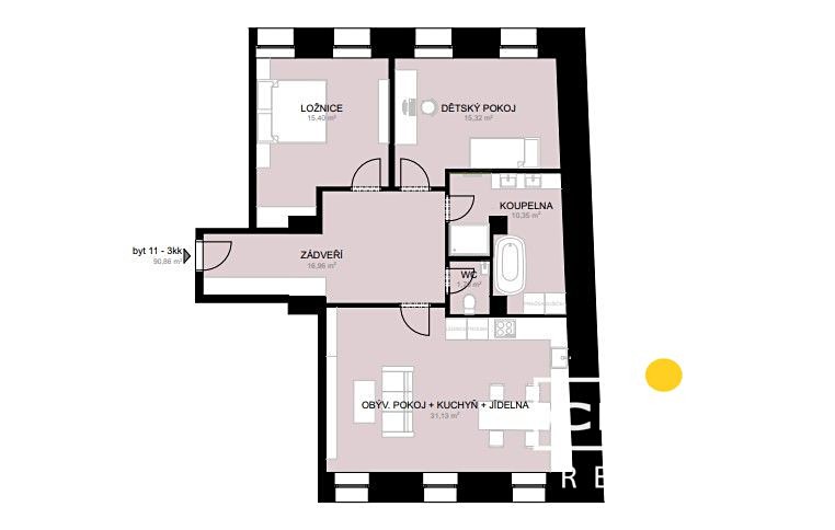 Prodej bytu 3+kk 91 m², Studentská, Žatec