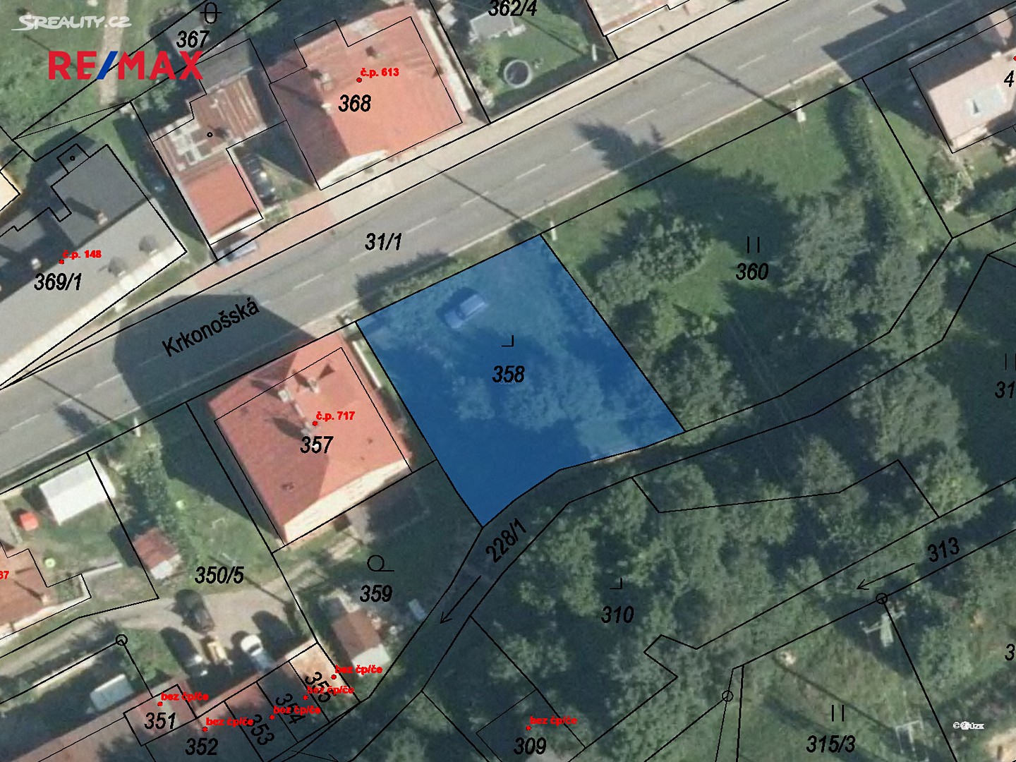 Prodej  stavebního pozemku 473 m², Desná, okres Jablonec nad Nisou