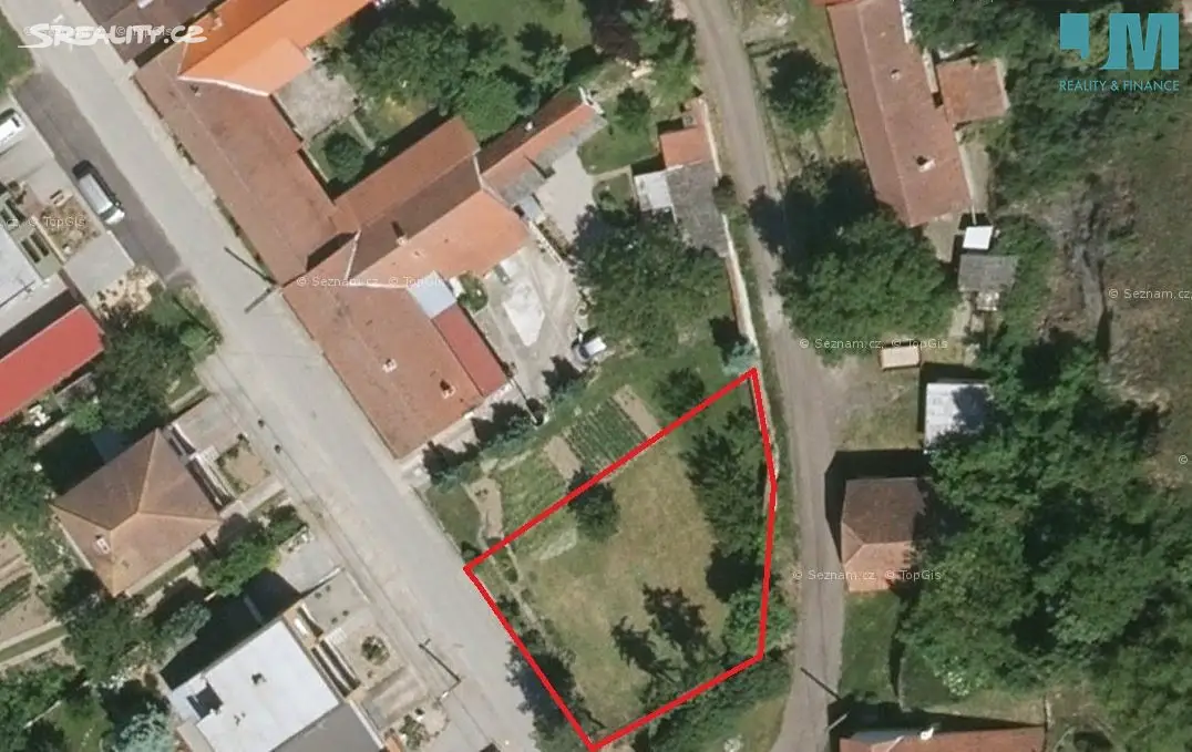 Prodej  stavebního pozemku 462 m², Skalice, okres Znojmo