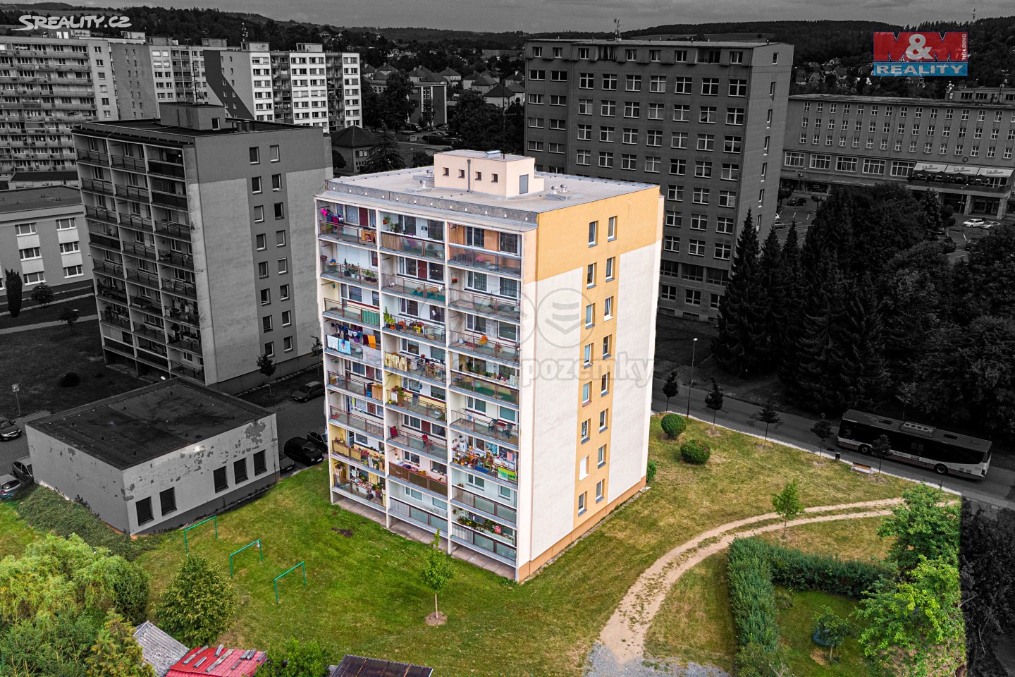 Prodej bytu 2+1 45 m², Poštovní, Zruč nad Sázavou
