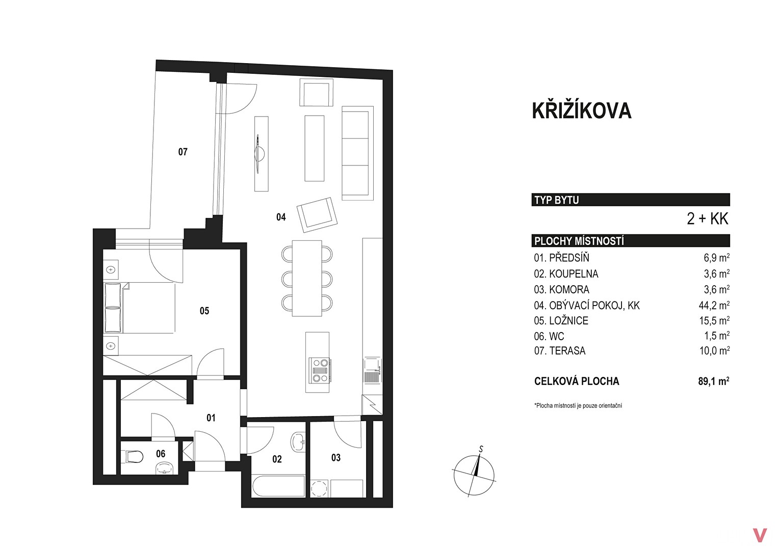 Prodej bytu 2+kk 79 m², Křižíkova, Praha - Praha 8
