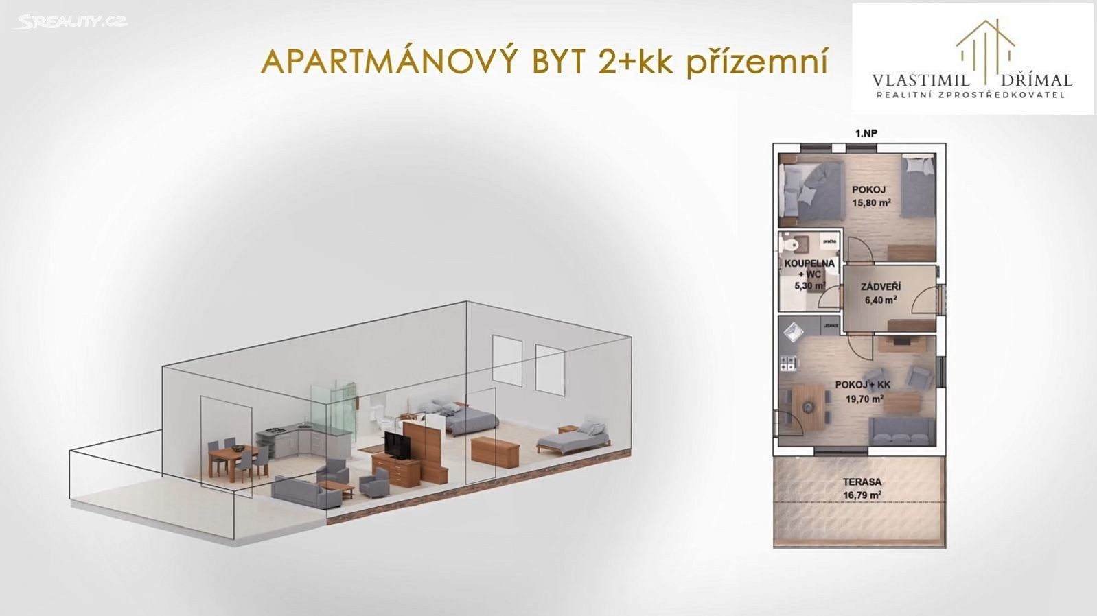 Prodej bytu 2+kk 64 m², Václavov u Bruntálu - Dolní Václavov, okres Bruntál