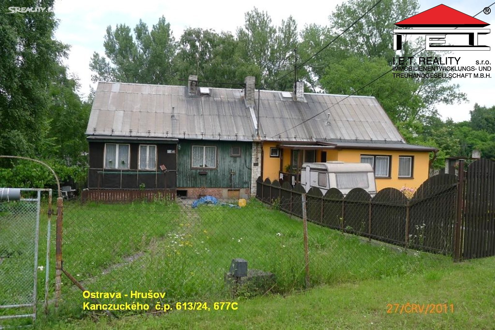 Prodej  rodinného domu 54 m², pozemek 328 m², Kanczuckého, Ostrava - Hrušov
