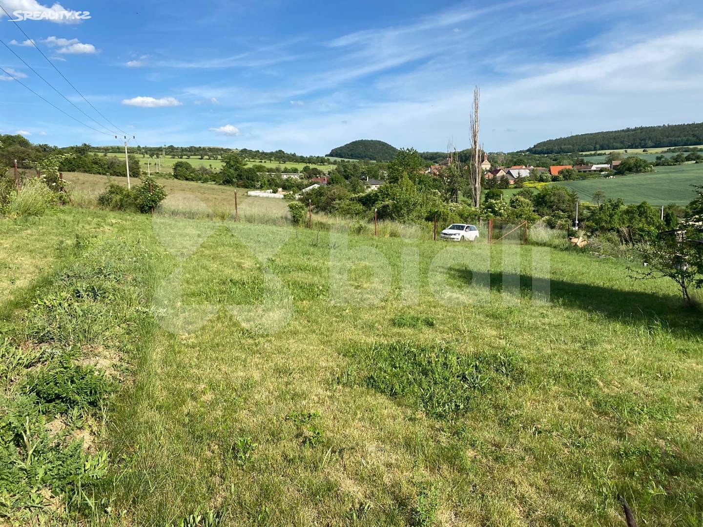 Prodej  stavebního pozemku 1 400 m², Hrobčice, okres Teplice
