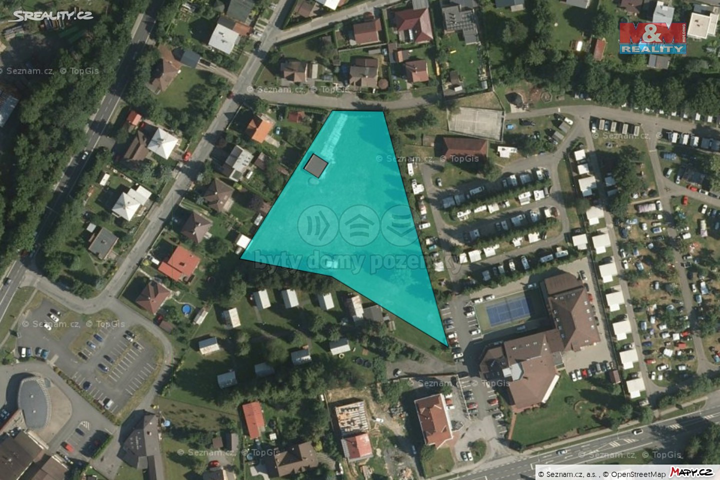 Prodej  stavebního pozemku 5 826 m², Rožnov pod Radhoštěm, okres Vsetín