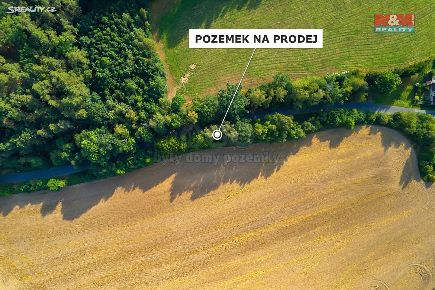 Prodej  pozemku 2 833 m², Dubá - Dřevčice, okres Česká Lípa