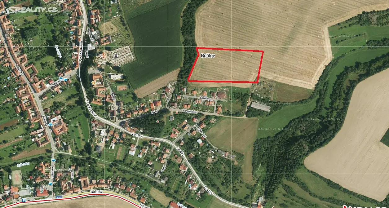 Prodej  pole 5 090 m², Bořitov, okres Blansko