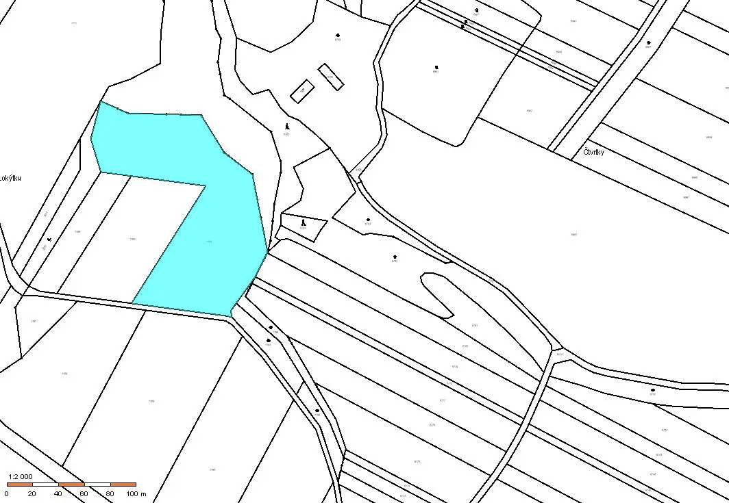 Prodej  pole 1 987 m², Rájec-Jestřebí - Jestřebí, okres Blansko