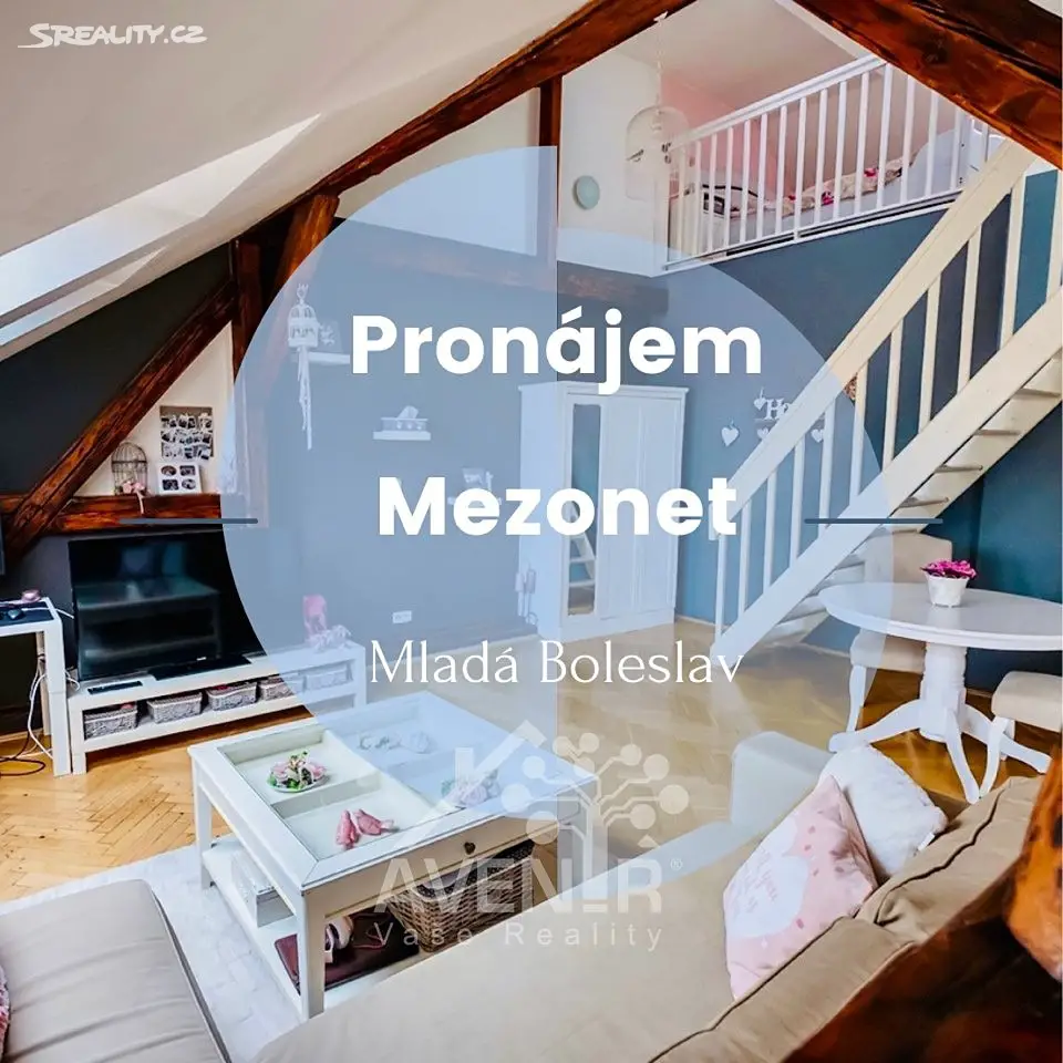 Pronájem bytu 2+kk 68 m² (Mezonet), Starofarní, Mladá Boleslav - Mladá Boleslav I