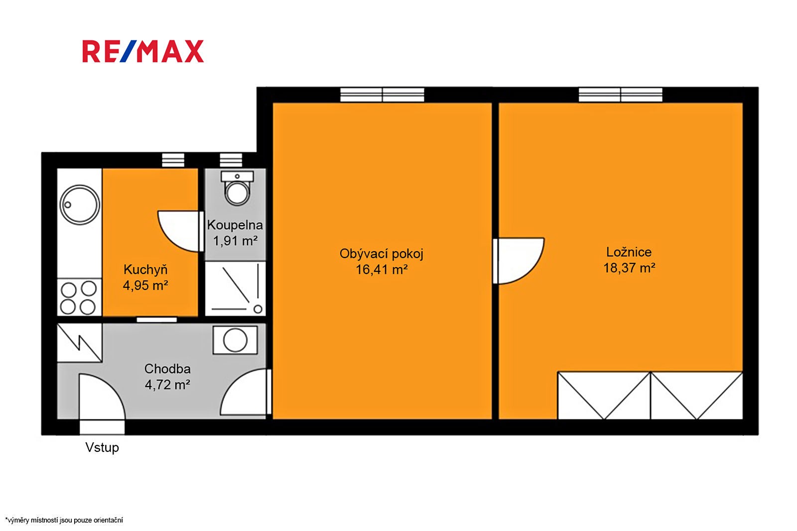 Prodej bytu 2+1 61 m², Husova, Nymburk