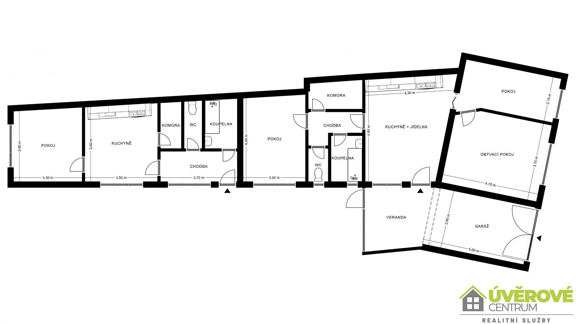 Prodej  rodinného domu 167 m², pozemek 746 m², Mikulovská, Lednice