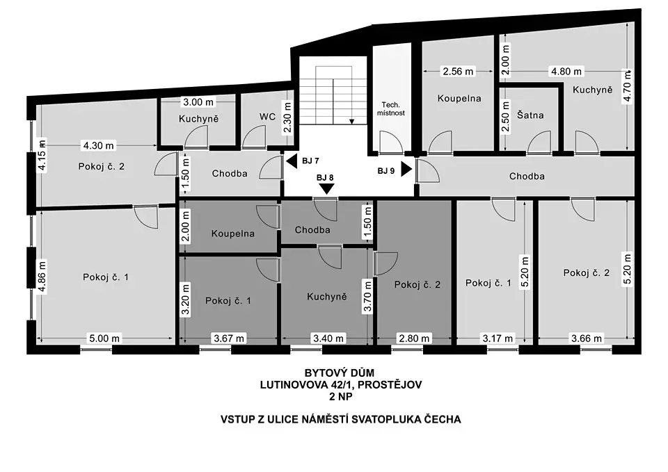 Prodej bytu 2+kk 65 m², Lutinovova, Prostějov