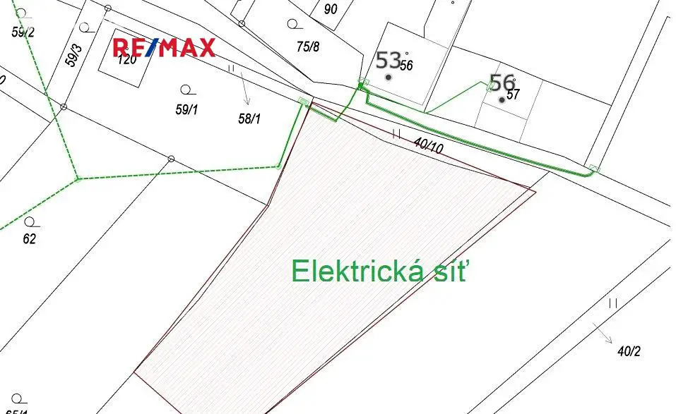 Prodej  stavebního pozemku 1 134 m², Vrbice, okres Prachatice
