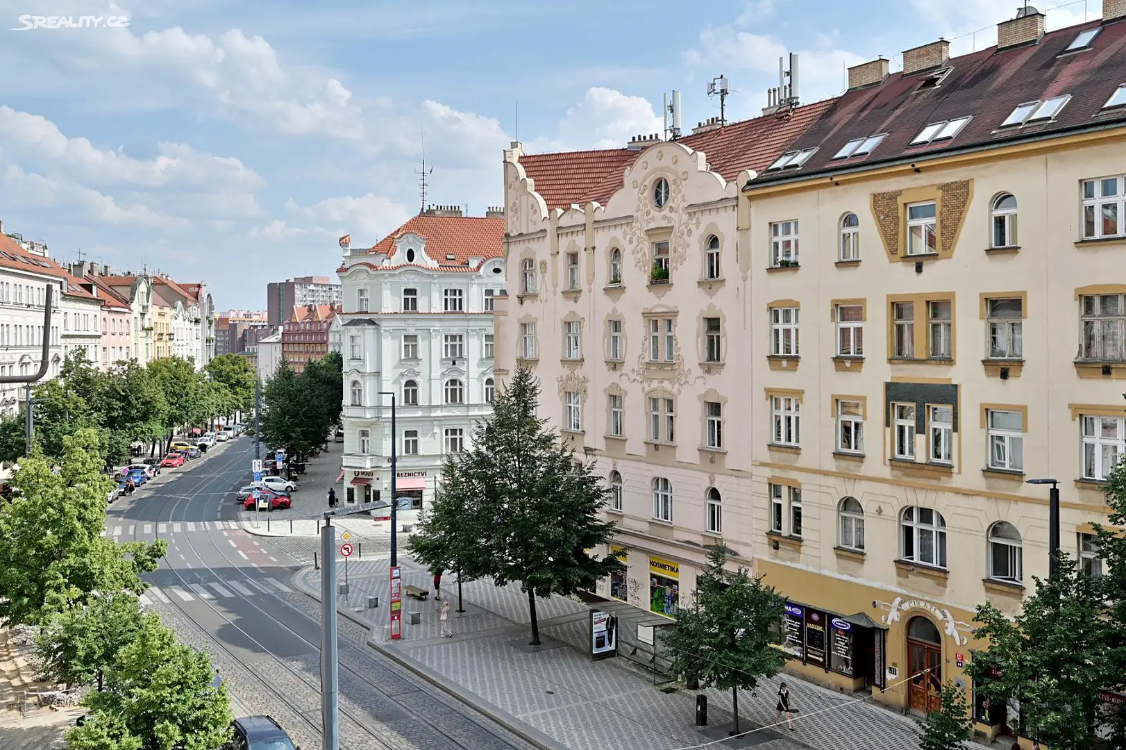 Pronájem bytu 1+1 35 m², Moskevská, Praha 10 - Vršovice