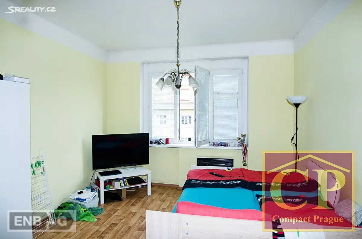 Pronájem bytu 1+kk 30 m², Lucemburská, Praha - Praha 3