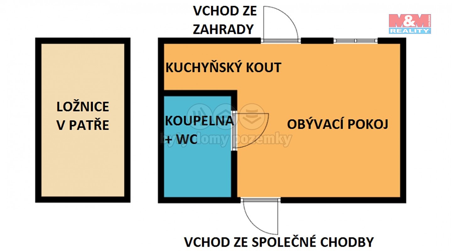 Prodej bytu 1+kk 21 m², Kvasiny, okres Rychnov nad Kněžnou