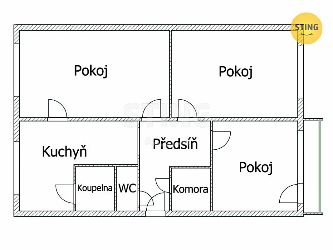 Prodej bytu 3+1 77 m², Pavlovova, Ostrava - Zábřeh