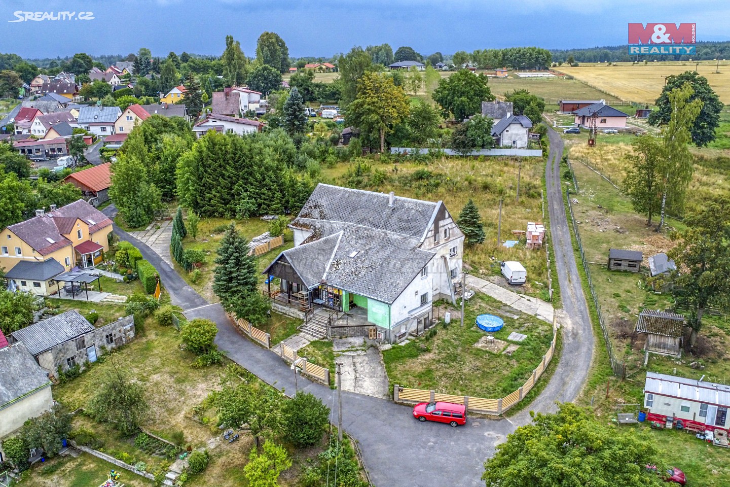 Prodej  rodinného domu 438 m², pozemek 1 169 m², Krajková, okres Sokolov