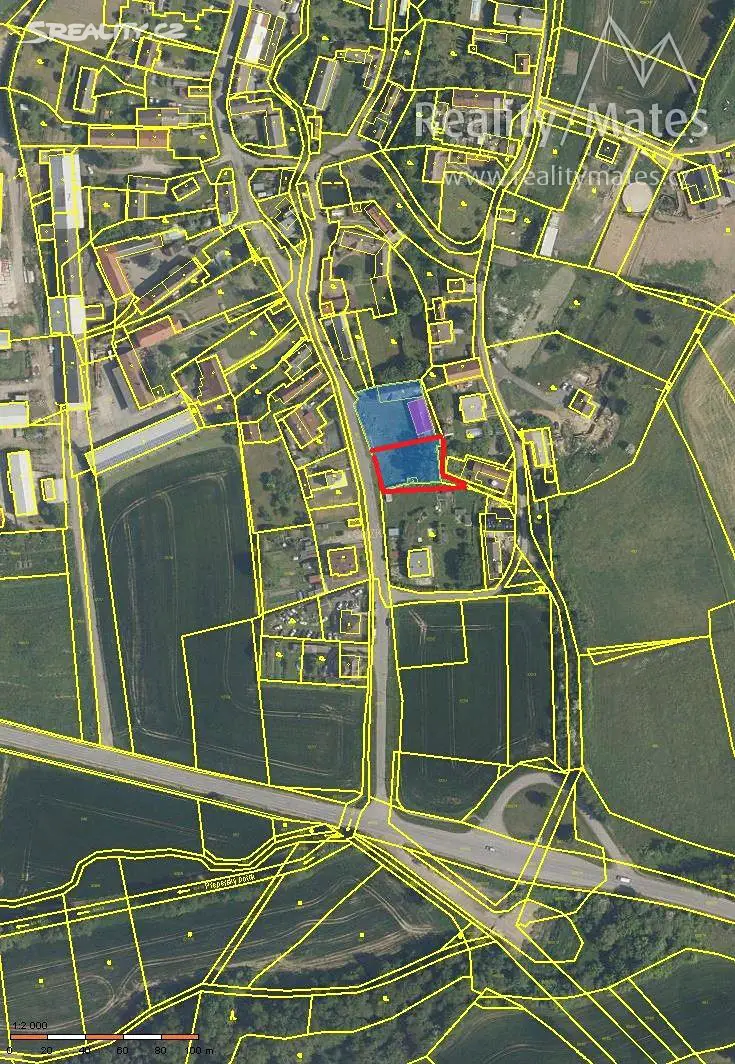Prodej  stavebního pozemku 1 000 m², Přepeře, okres Mladá Boleslav