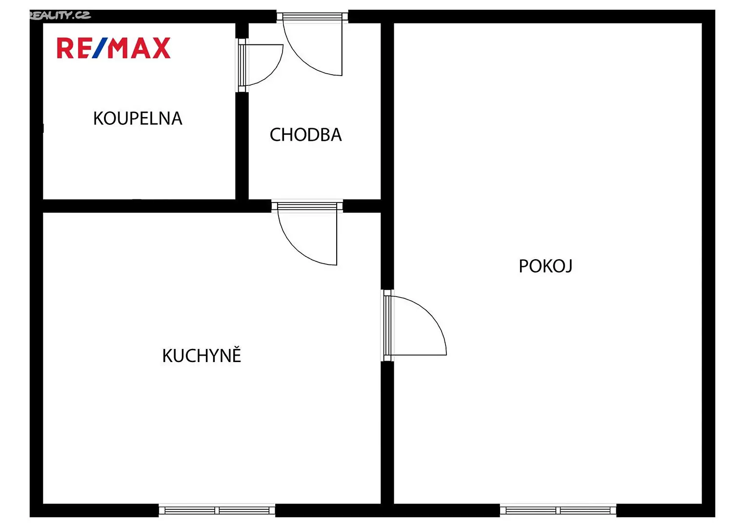 Prodej bytu 1+1 36 m², Jezdecká, Děčín - Děčín III-Staré Město