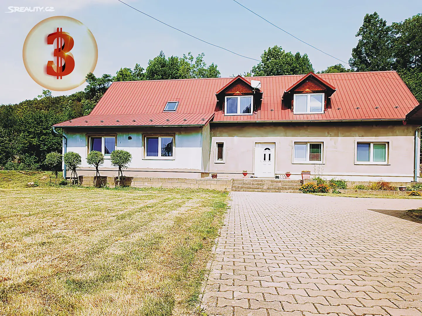 Prodej  rodinného domu 340 m², pozemek 3 201 m², Koryčany - Blišice, okres Kroměříž