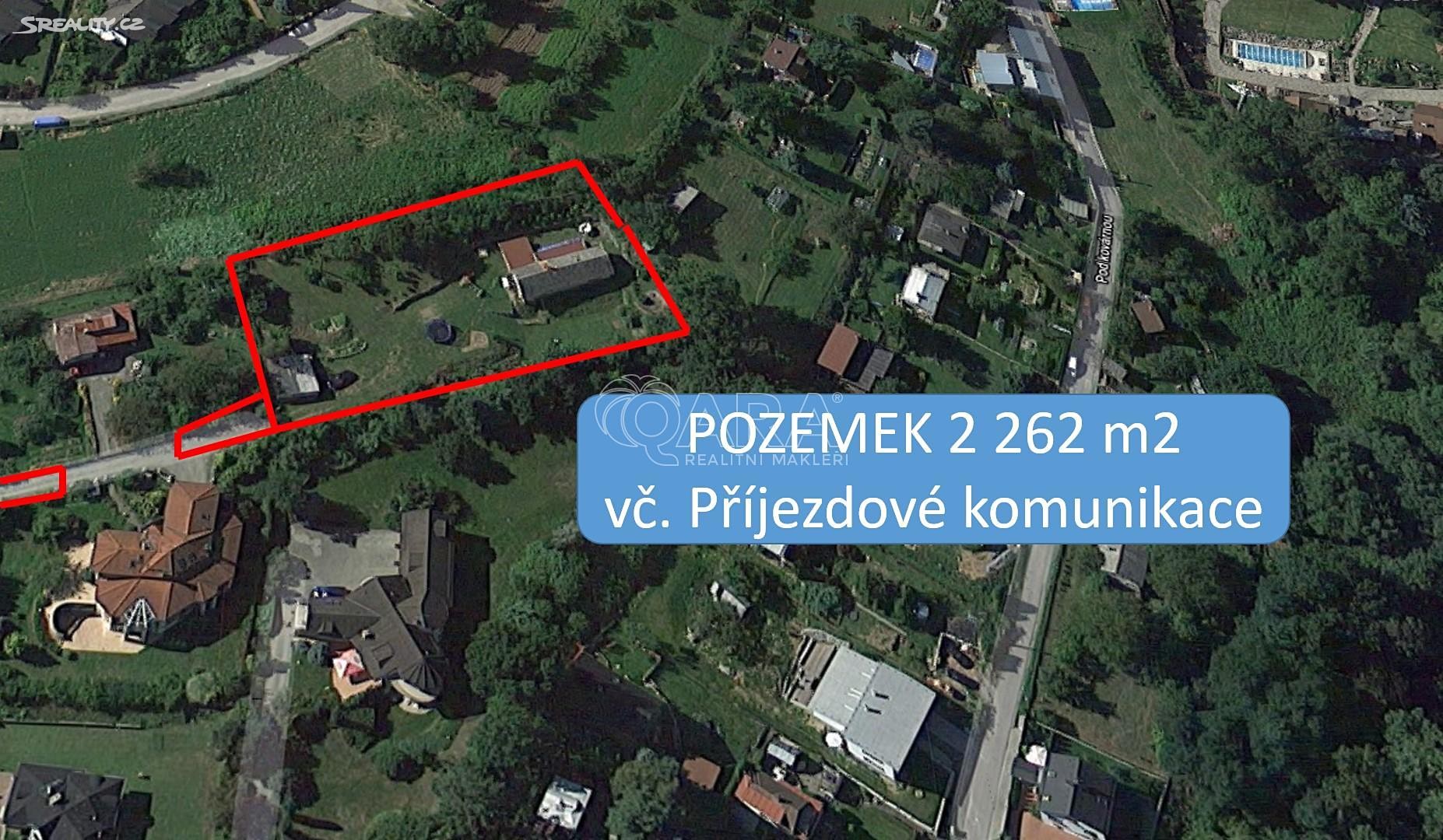 Prodej  stavebního pozemku 2 043 m², Skuhrovecká, Mnichovice - Božkov