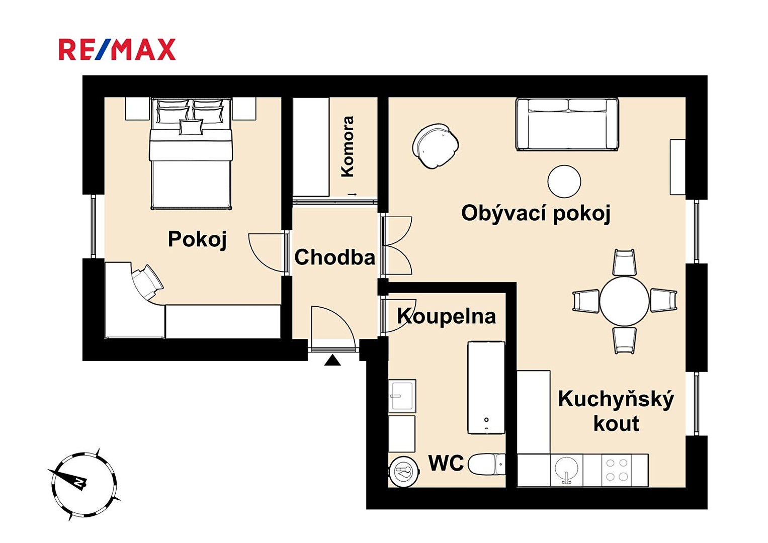 Pronájem bytu 2+kk 59 m², U Strouhy, Vestec